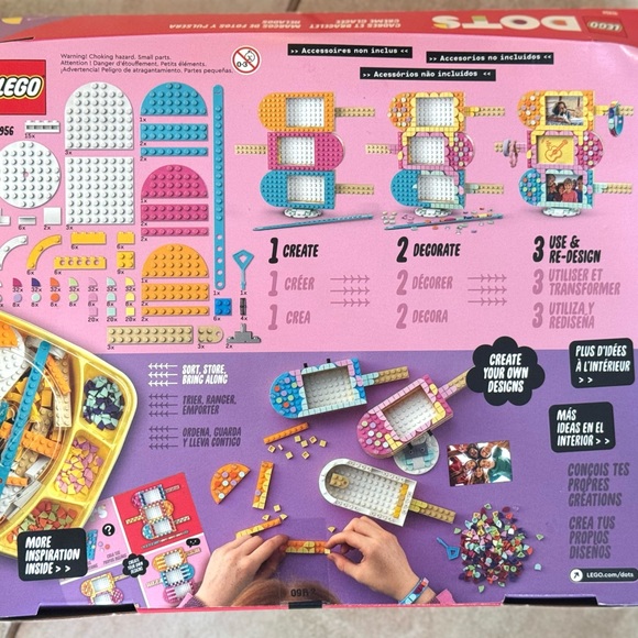 LEGO DOTS Ice Cream Picture Frames & Bracelet 41956 Building Kit - Picture 8 of 10